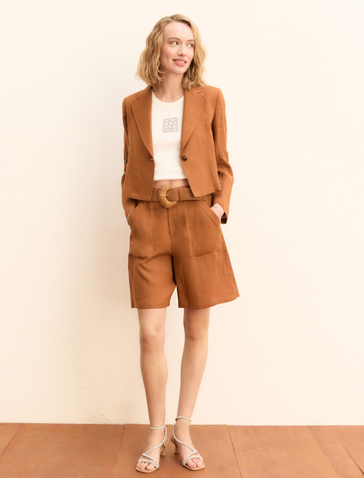 Bermuda in puro lino - TERRA - Emme - 2