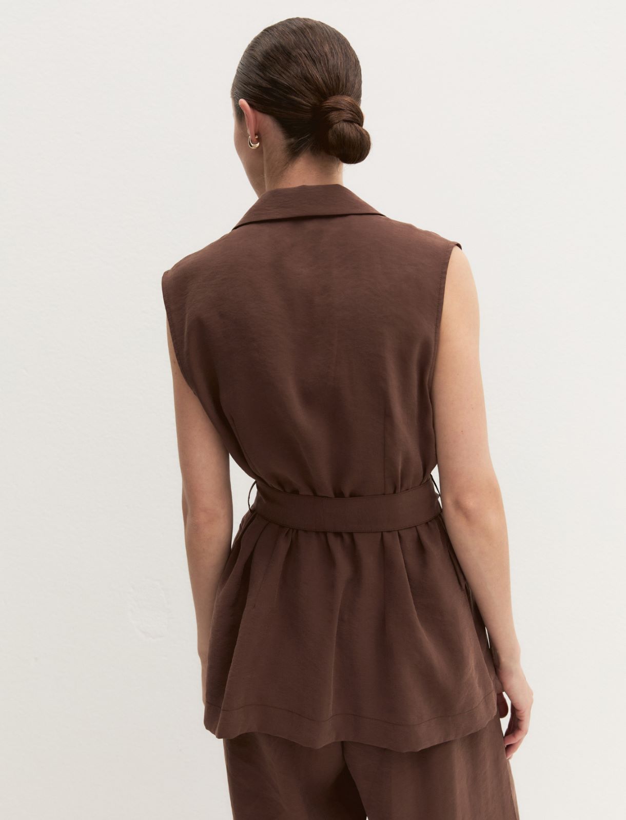 Gilet con cintura - CAFFE` - Emme - 3