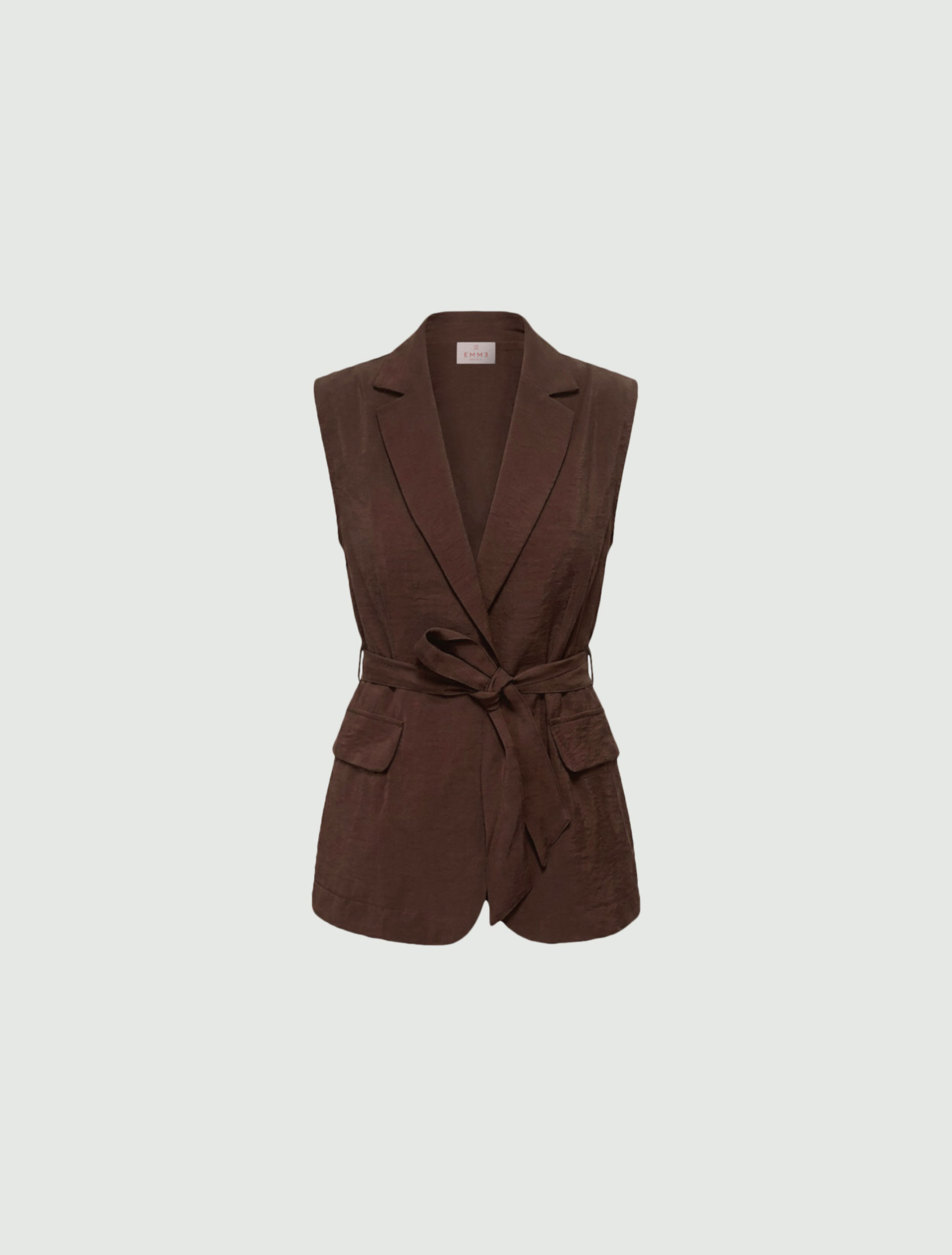 Gilet con cintura - CAFFE` - Emme - 4
