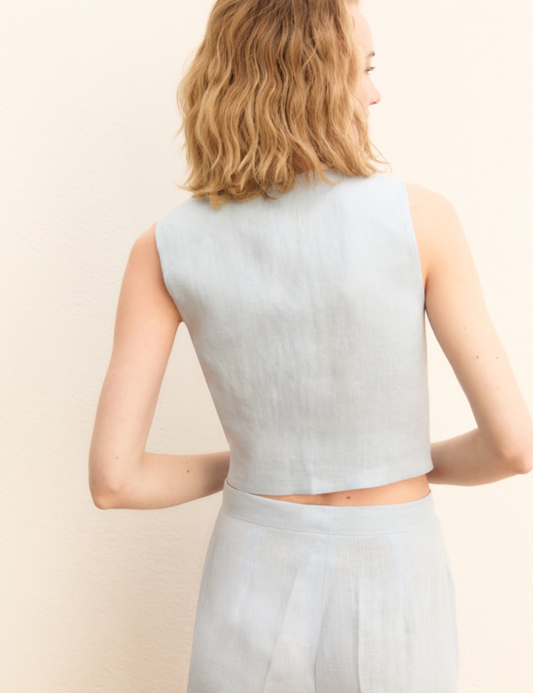 Linen waistcoat - Emme - 3