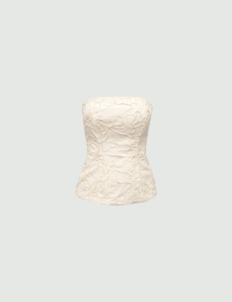 Top a bustier con ricami - Emme - 6