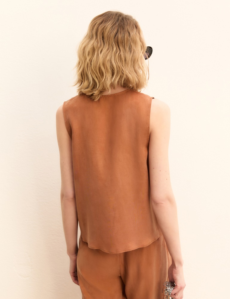 Flared Lyocell top - Emme - 5