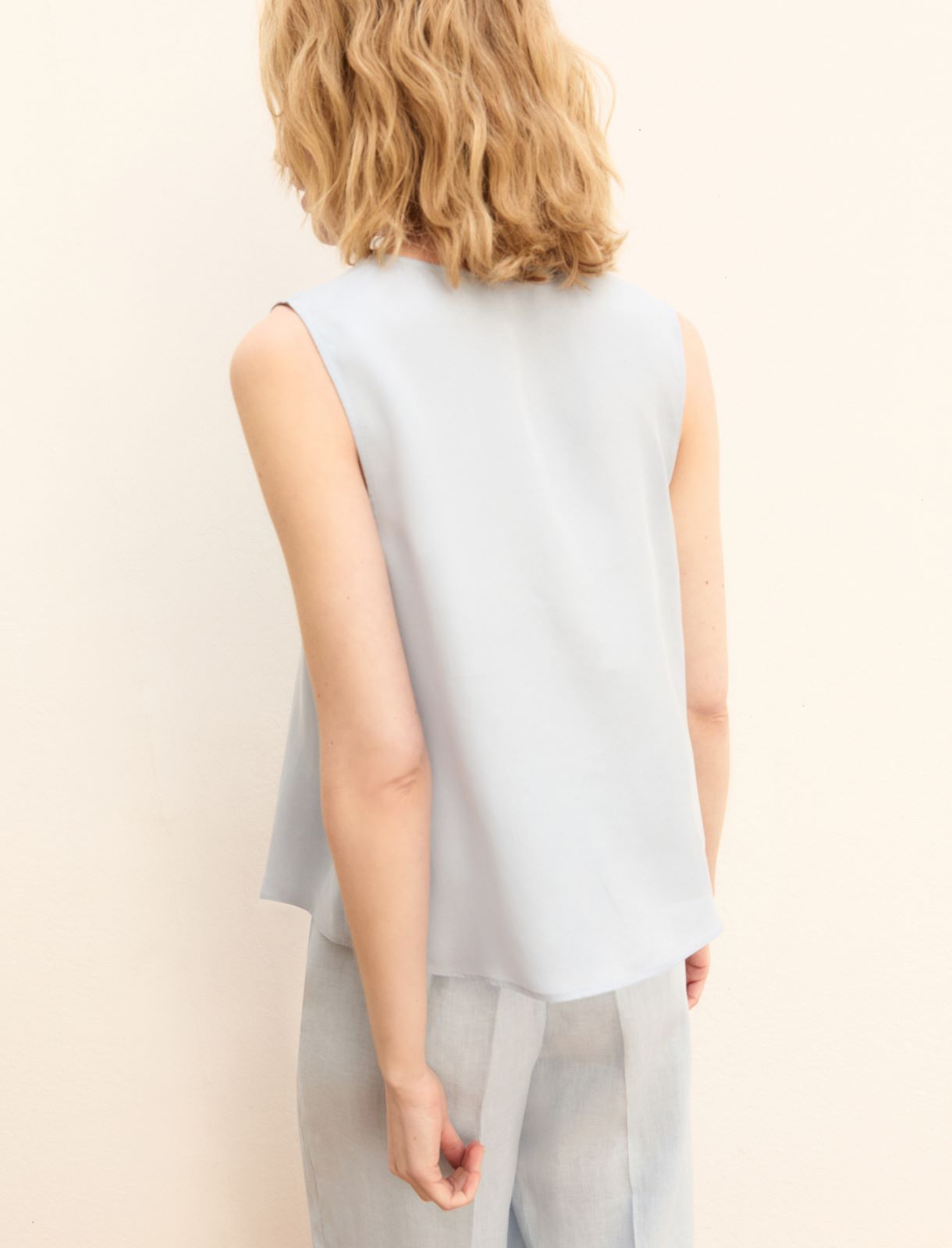 Top svasato in lyocell - AZZURRO - Emme - 3