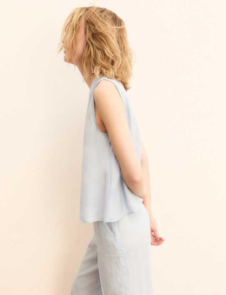 Flared Lyocell top - Emme - 6