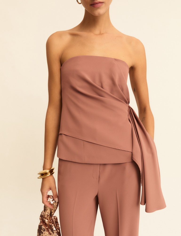 Asymmetrical corset top - Emme - 3