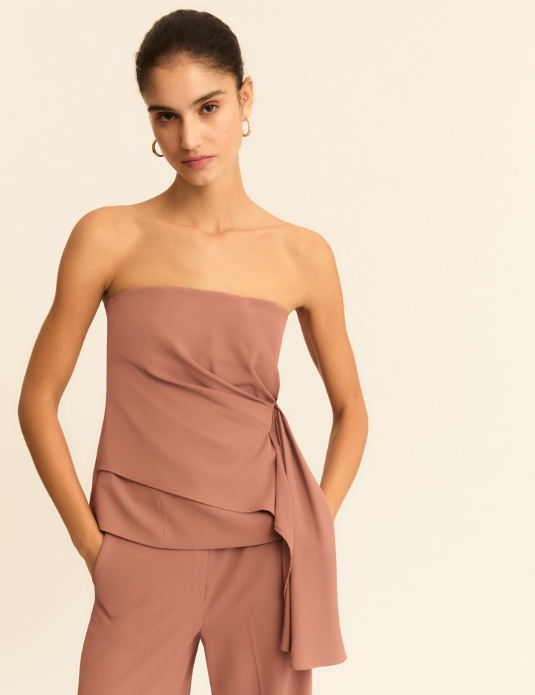 Asymmetrical corset top - Emme - 2