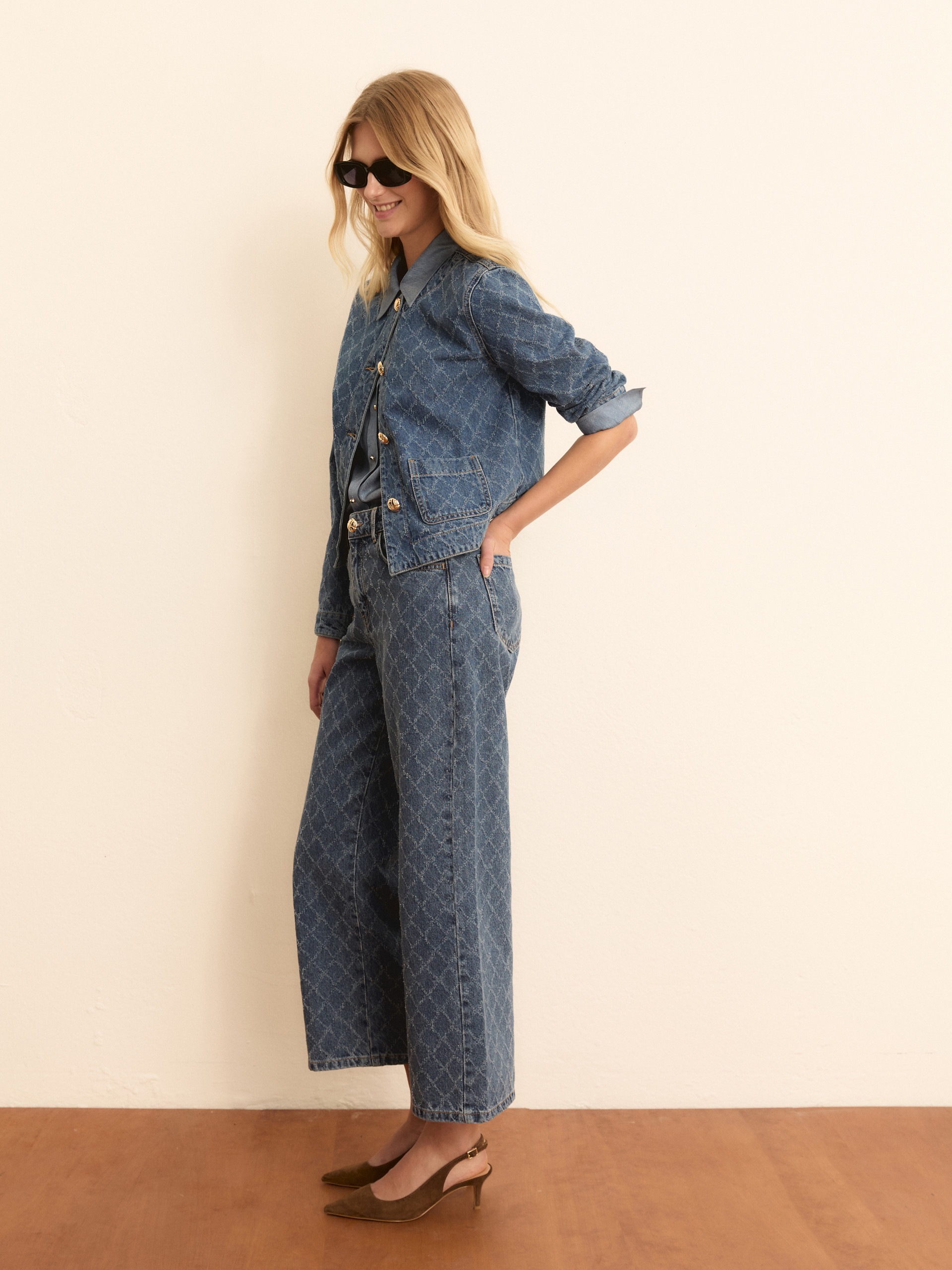 Cropped jeans - BLUE JEANS - Emme - 4