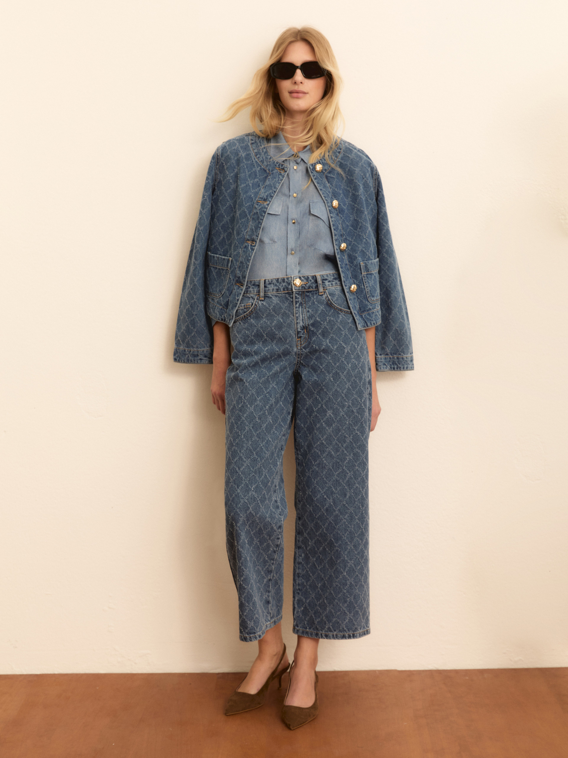 Cropped jeans - BLUE JEANS - Emme - 1