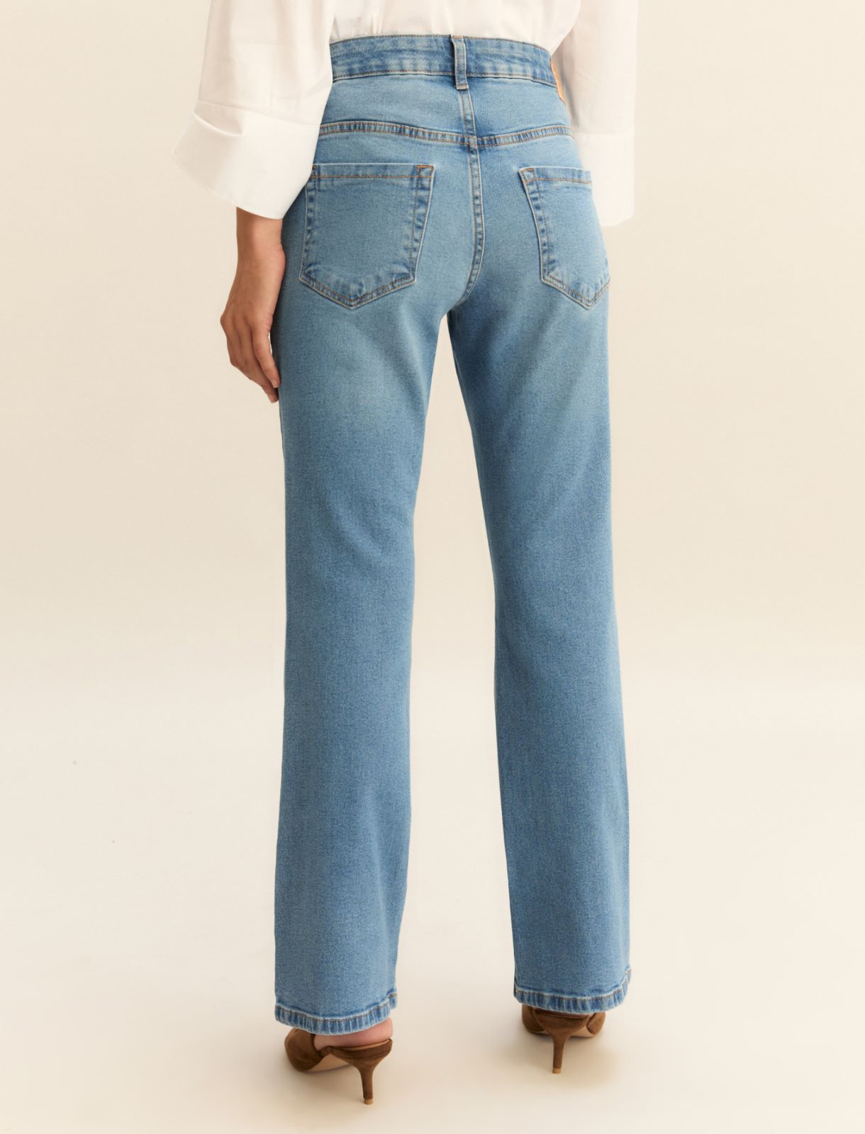 Slim flared jeans - BLUE JEANS - Emme - 2