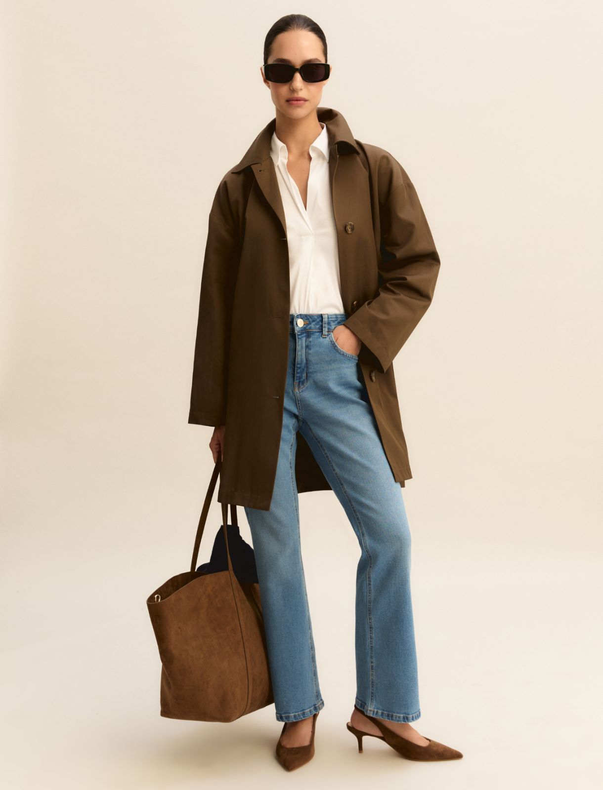 Slim flared jeans - BLUE JEANS - Emme