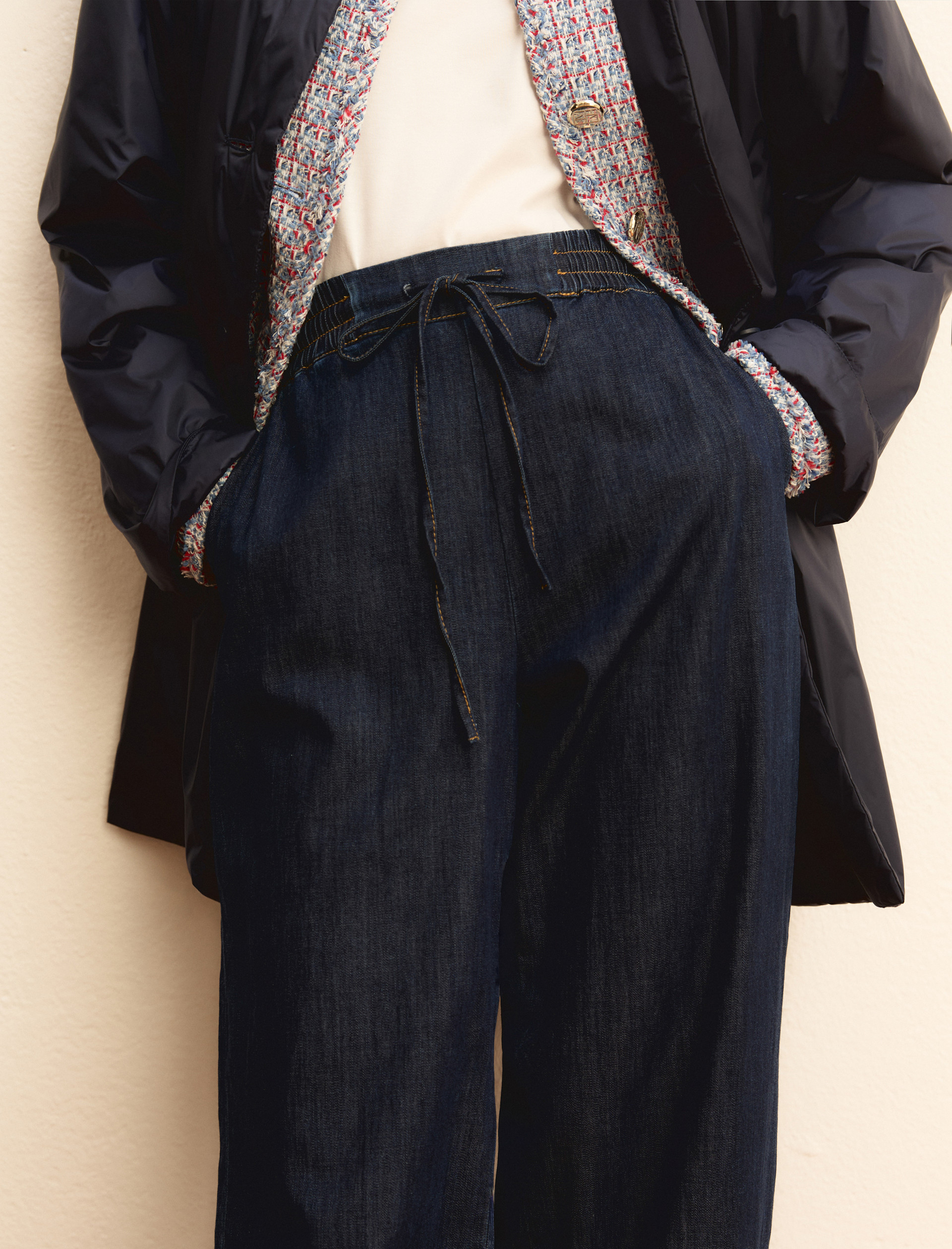 Stretch denim trousers - BLUE JEANS - Emme - 5