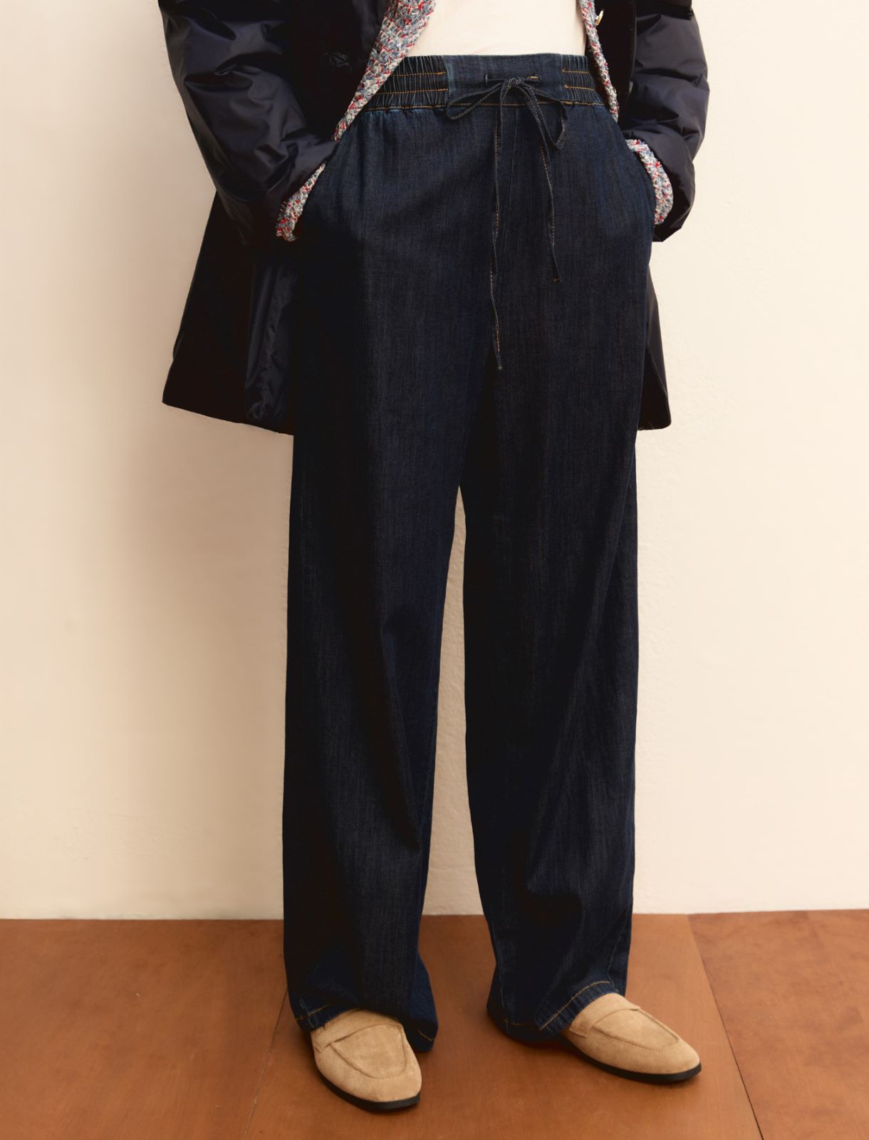 Stretch denim trousers - BLUE JEANS - Emme - 6