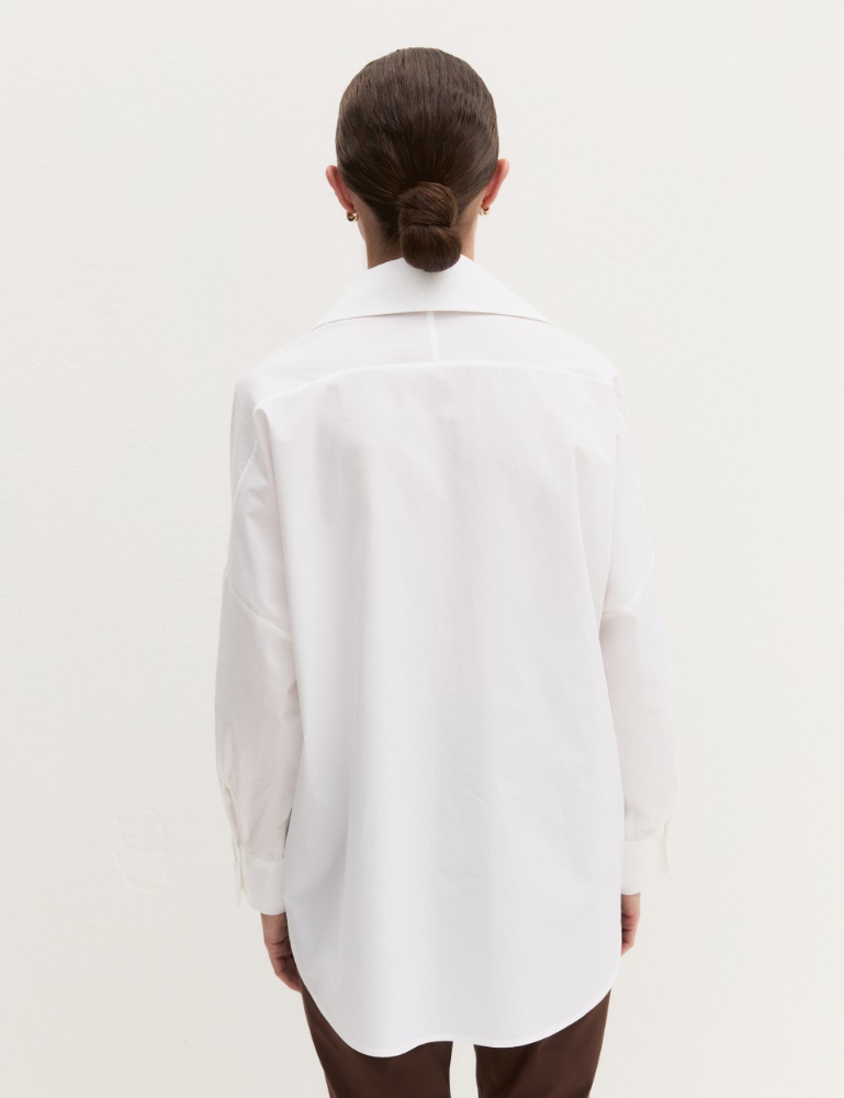 Oversized shirt with ribbon detail - Emme - 3