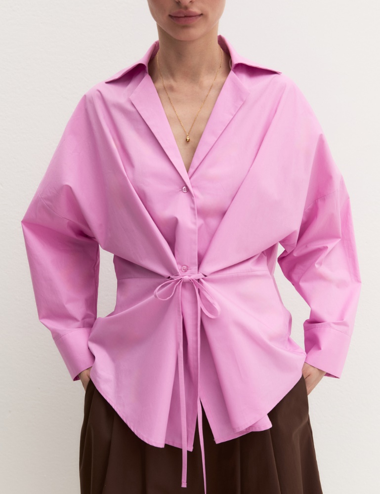 Camicia over con nastro - Emme - 3