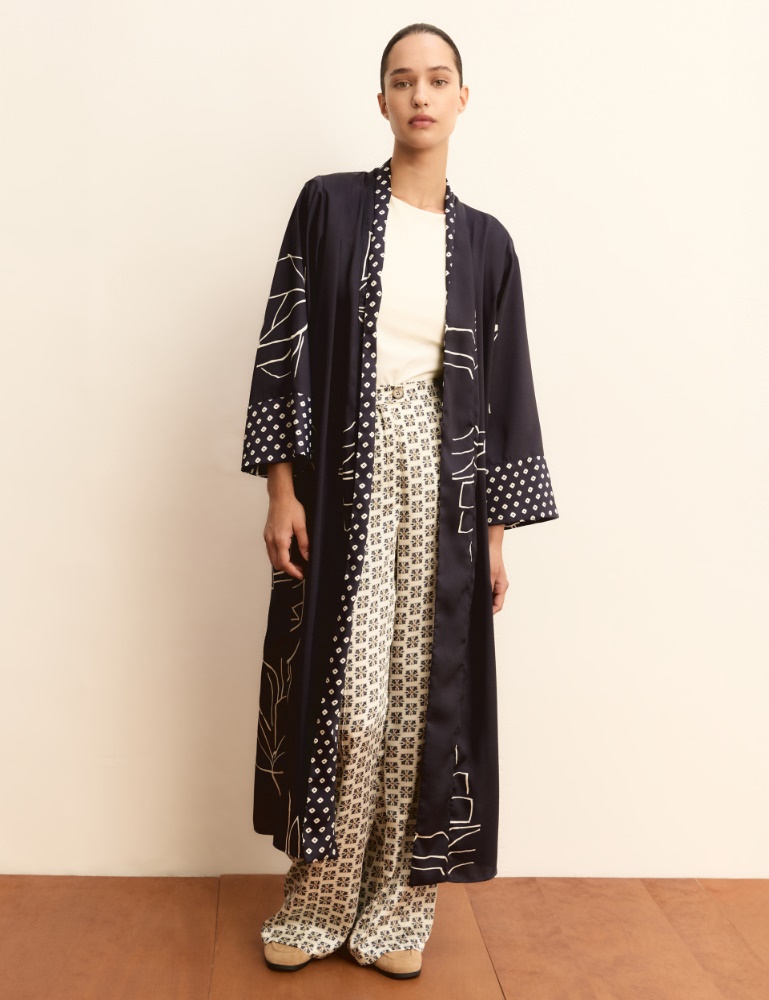 Kimono in twill stampato - Emme - 2