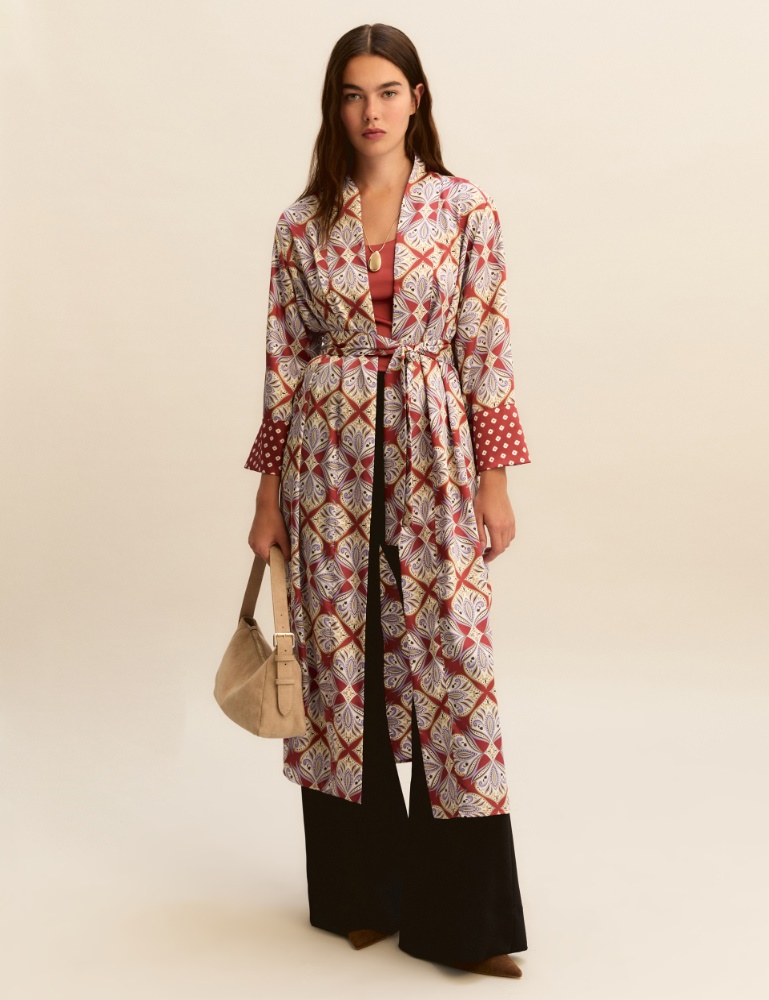 Kimono in twill stampato - Emme - 2