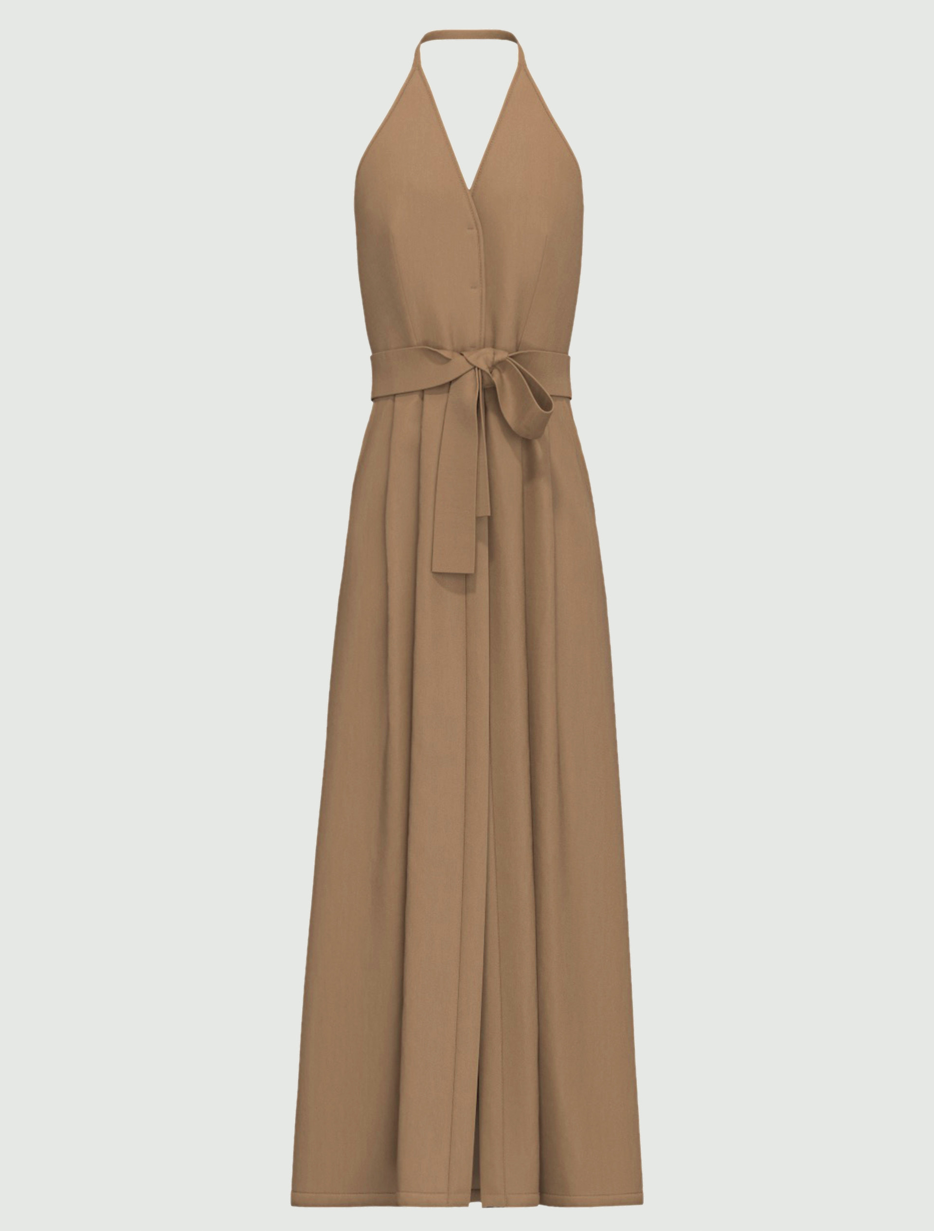 Sleeveless stretch poplin dress - TURTLEDOVE - Emme - 6