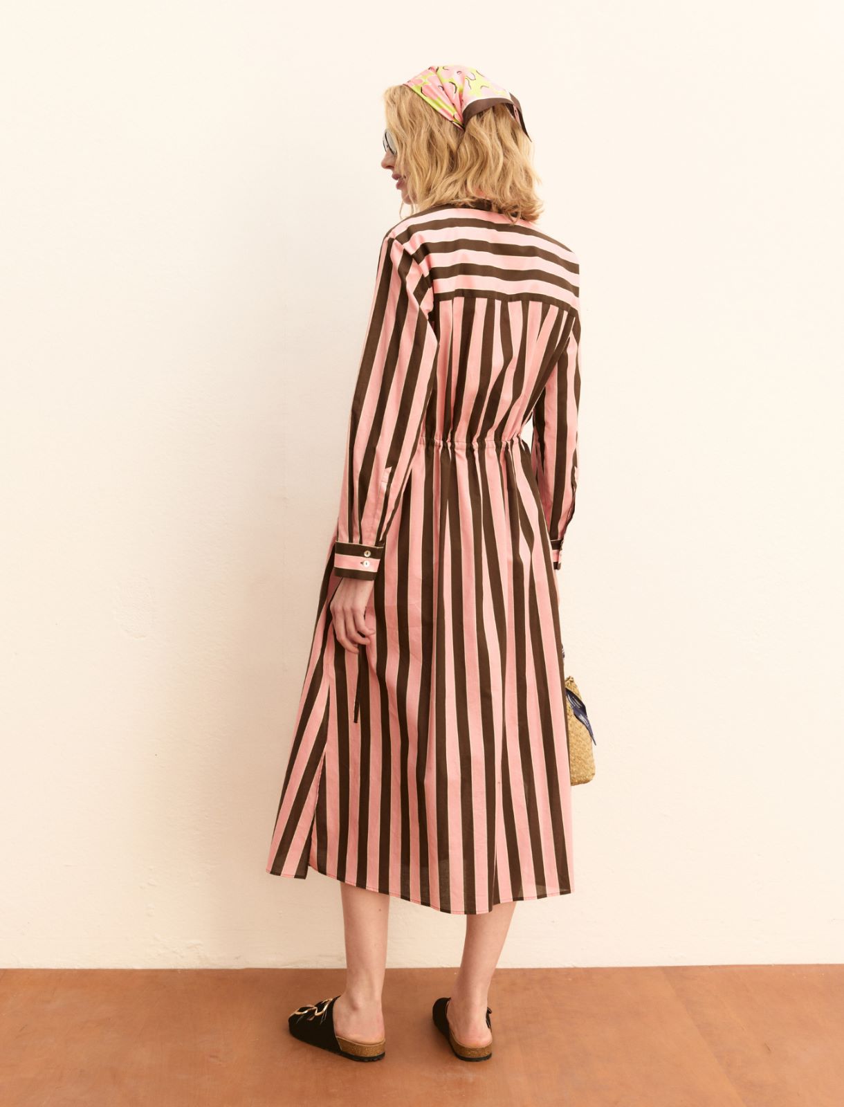 Muslin shirt dress - PINK - Emme - 3