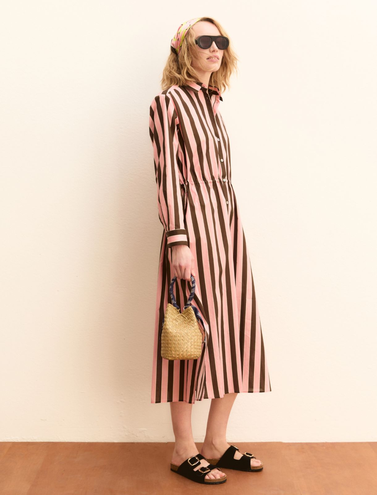 Muslin shirt dress - PINK - Emme - 6