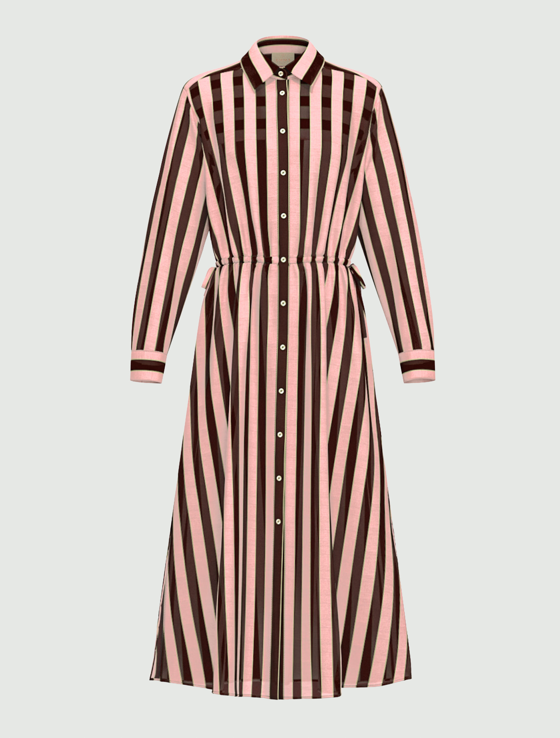 Muslin shirt dress - PINK - Emme - 4