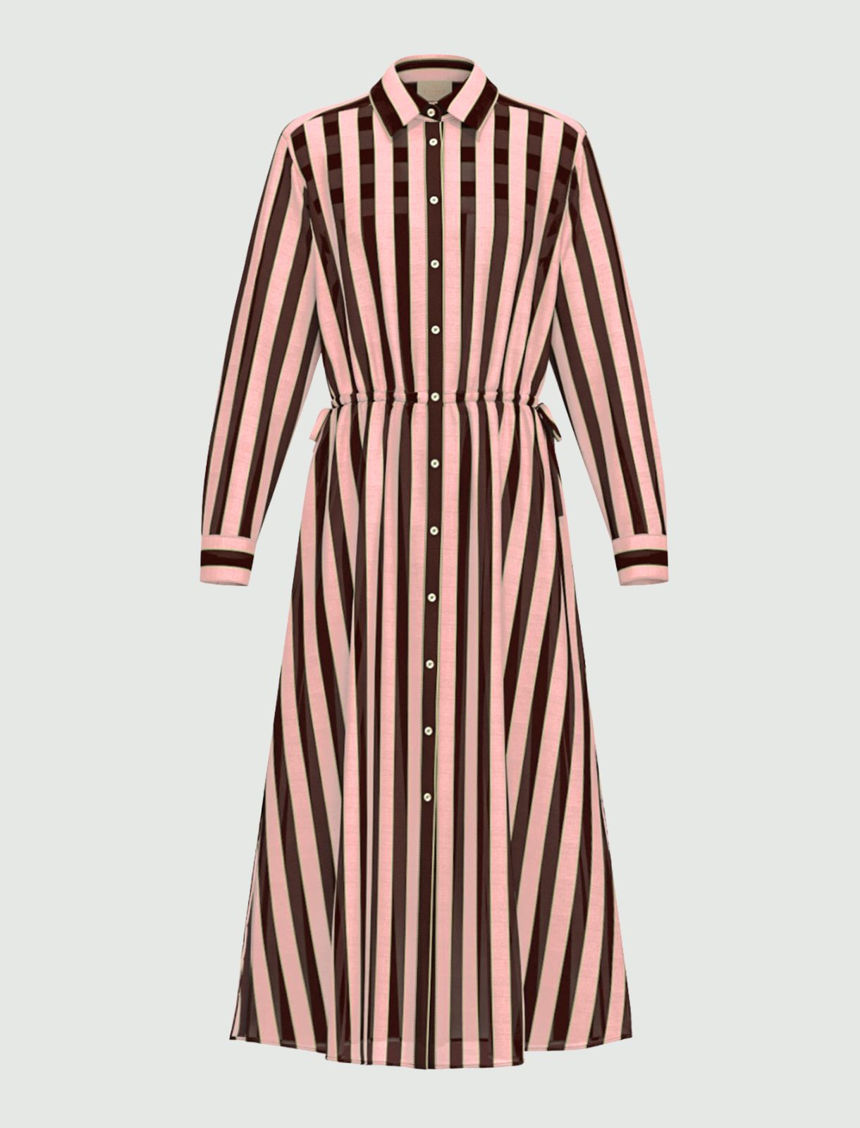 Muslin shirt dress - PINK - Emme - 4