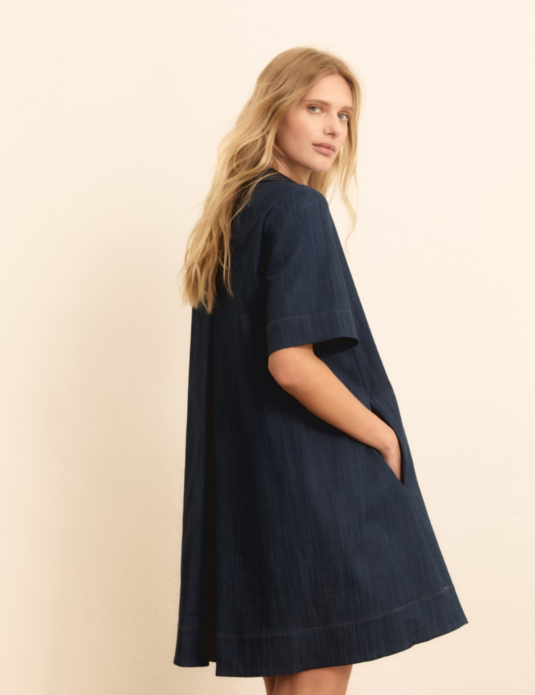 Flared denim dress - Emme - 3