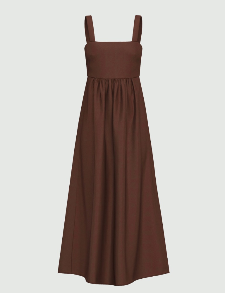 Stretch satin midi dress - Emme - 6