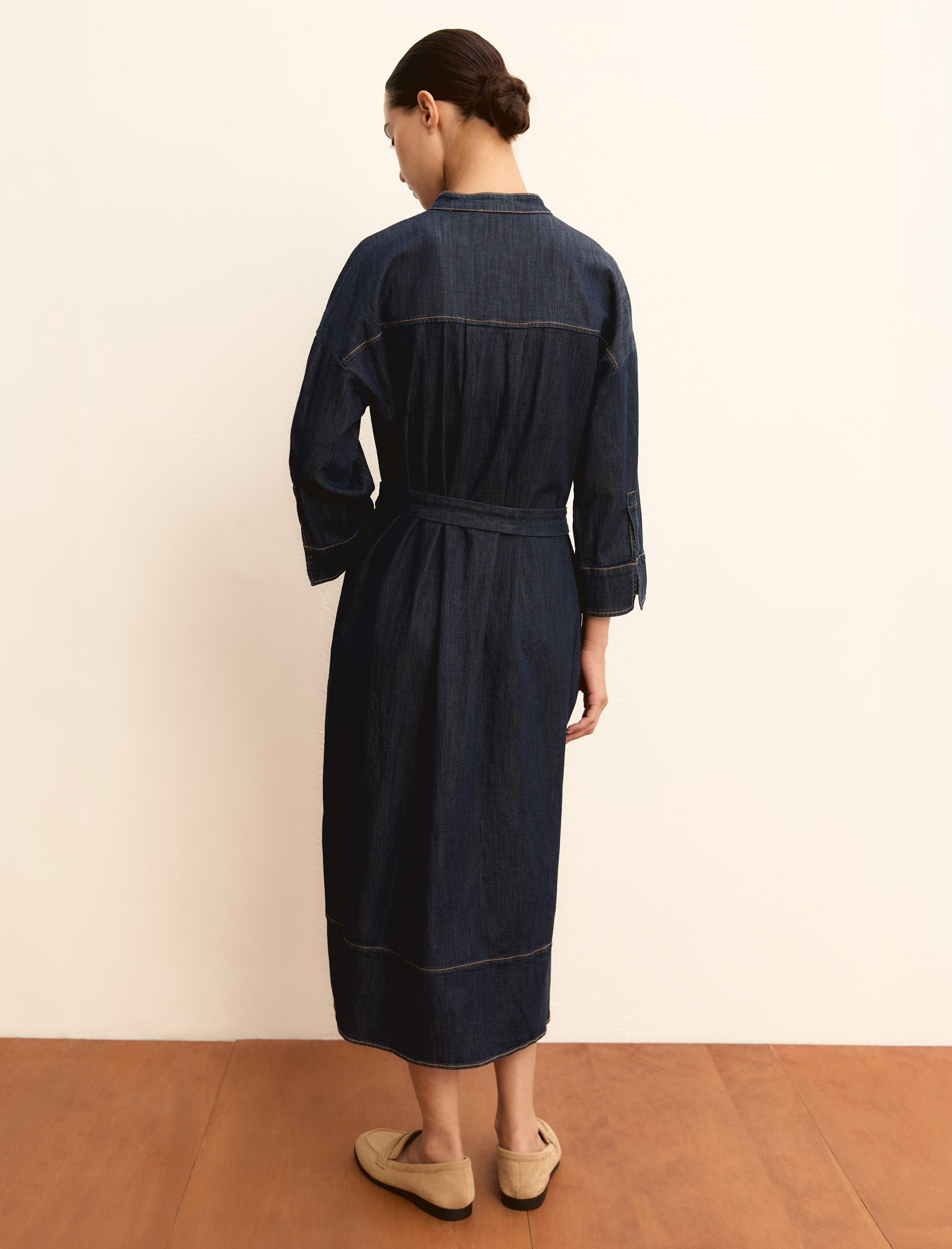 Stretch denim dress - BLUE JEANS - Emme - 2