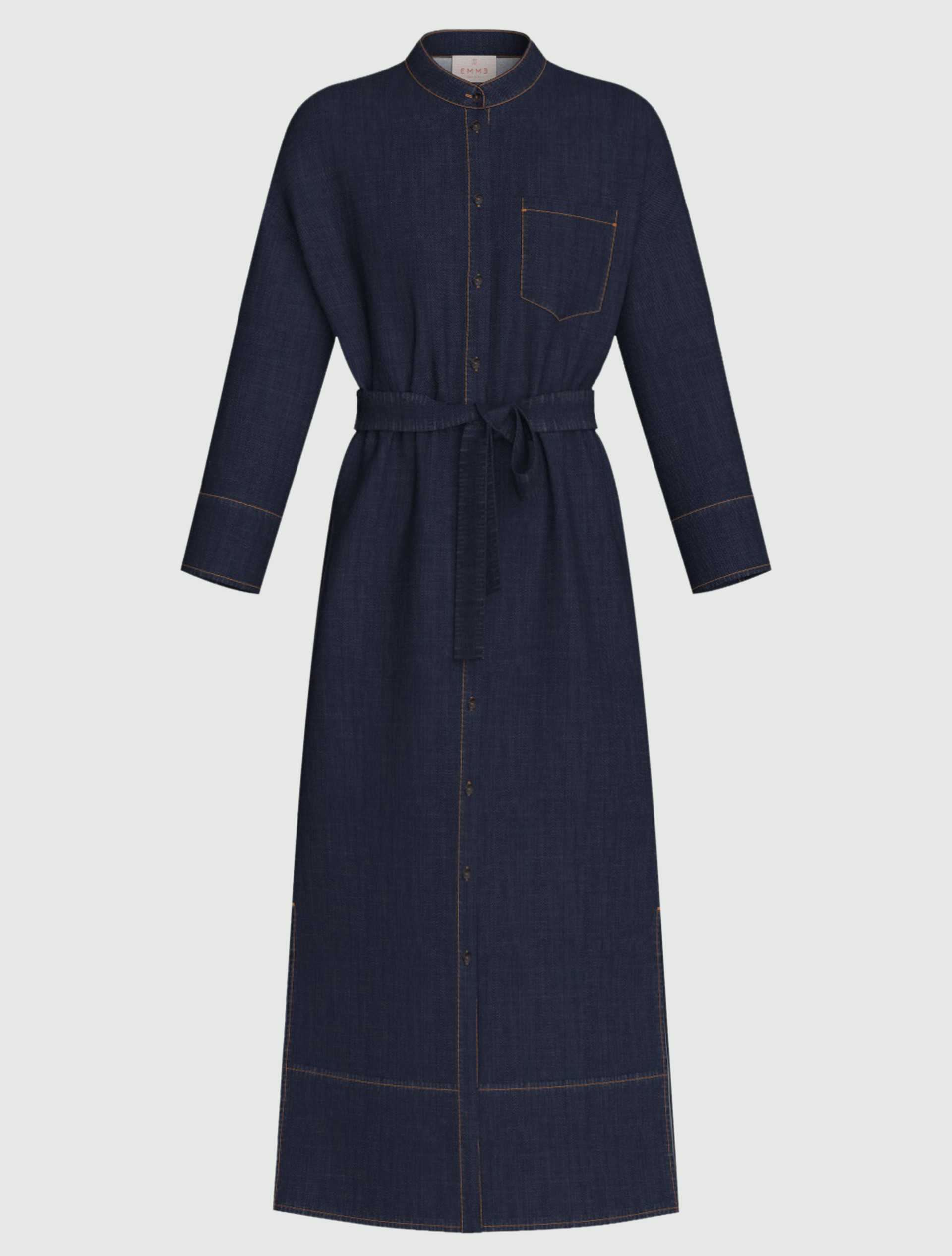 Stretch denim dress - BLUE JEANS - Emme - 5