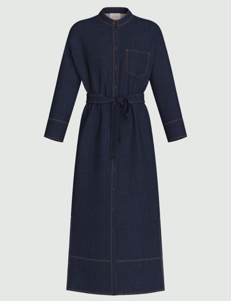 Stretch denim dress - Emme - 4