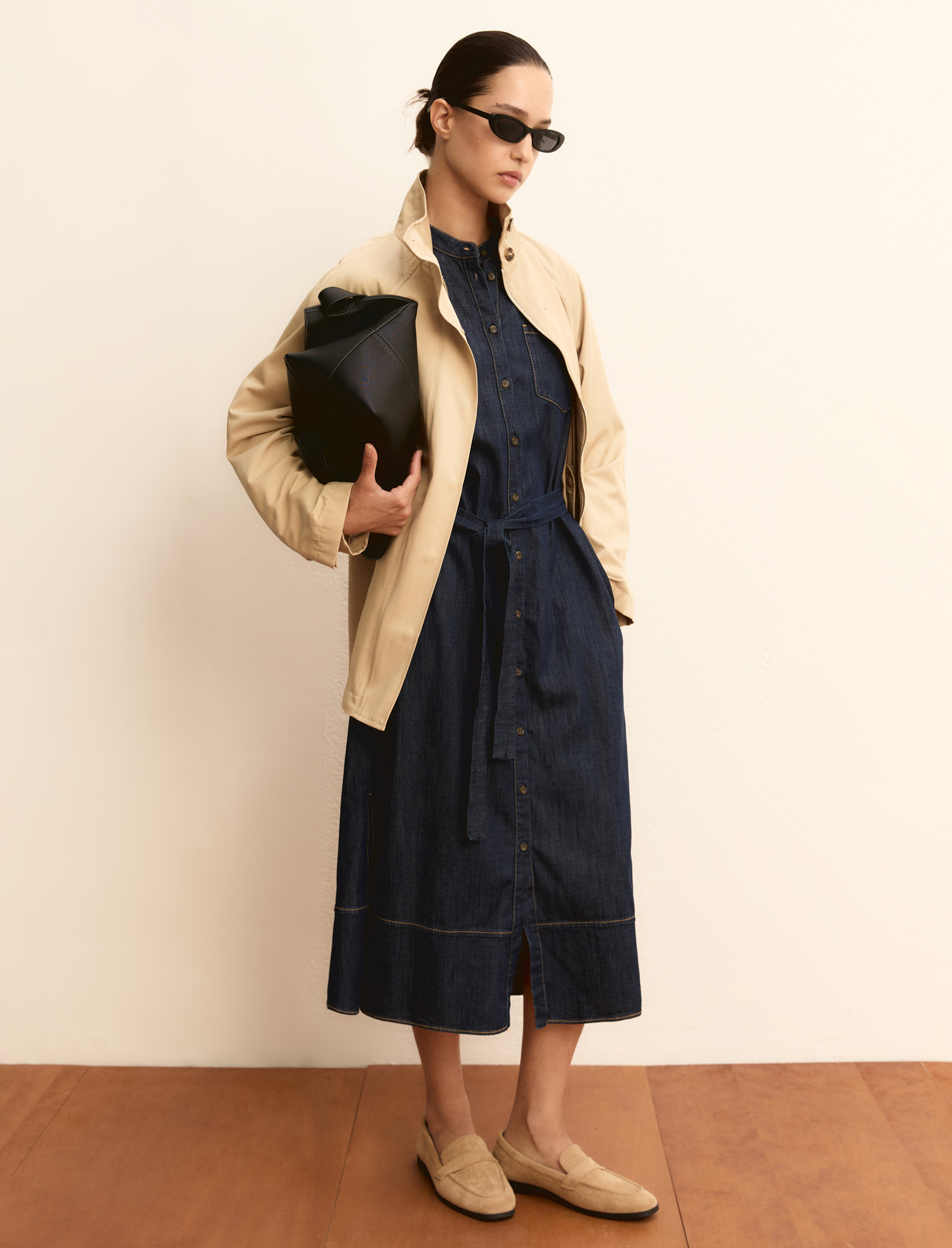 Stretch denim dress - BLUE JEANS - Emme - 1