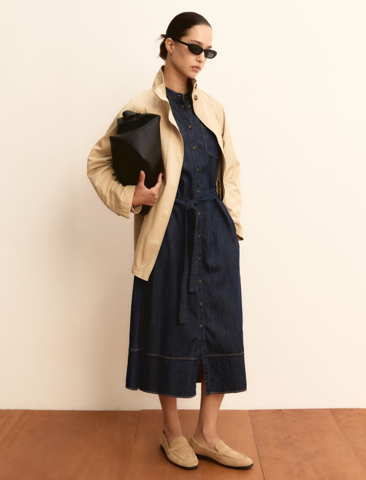 Stretch denim dress - BLUE JEANS - Emme