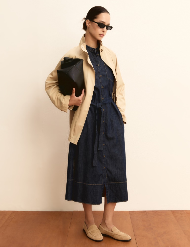 Stretch denim dress - Emme - 2