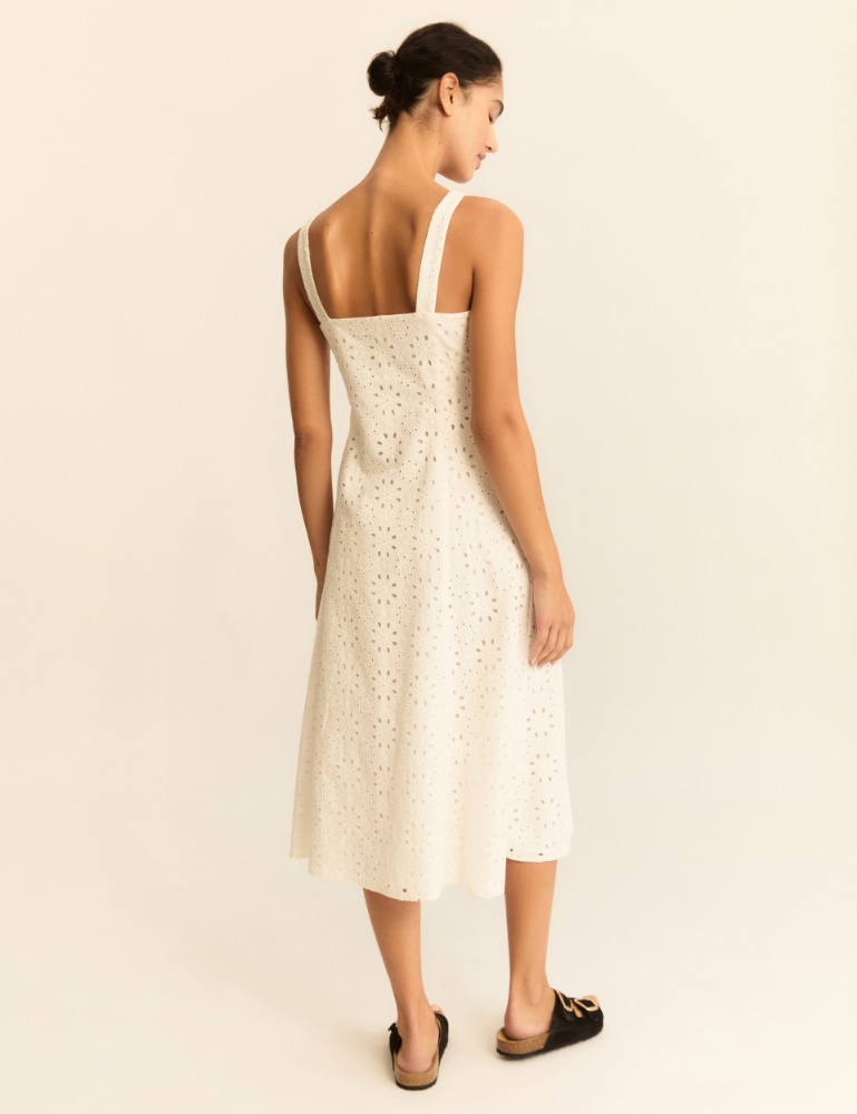 Broderie anglaise muslin dress - Emme - 3