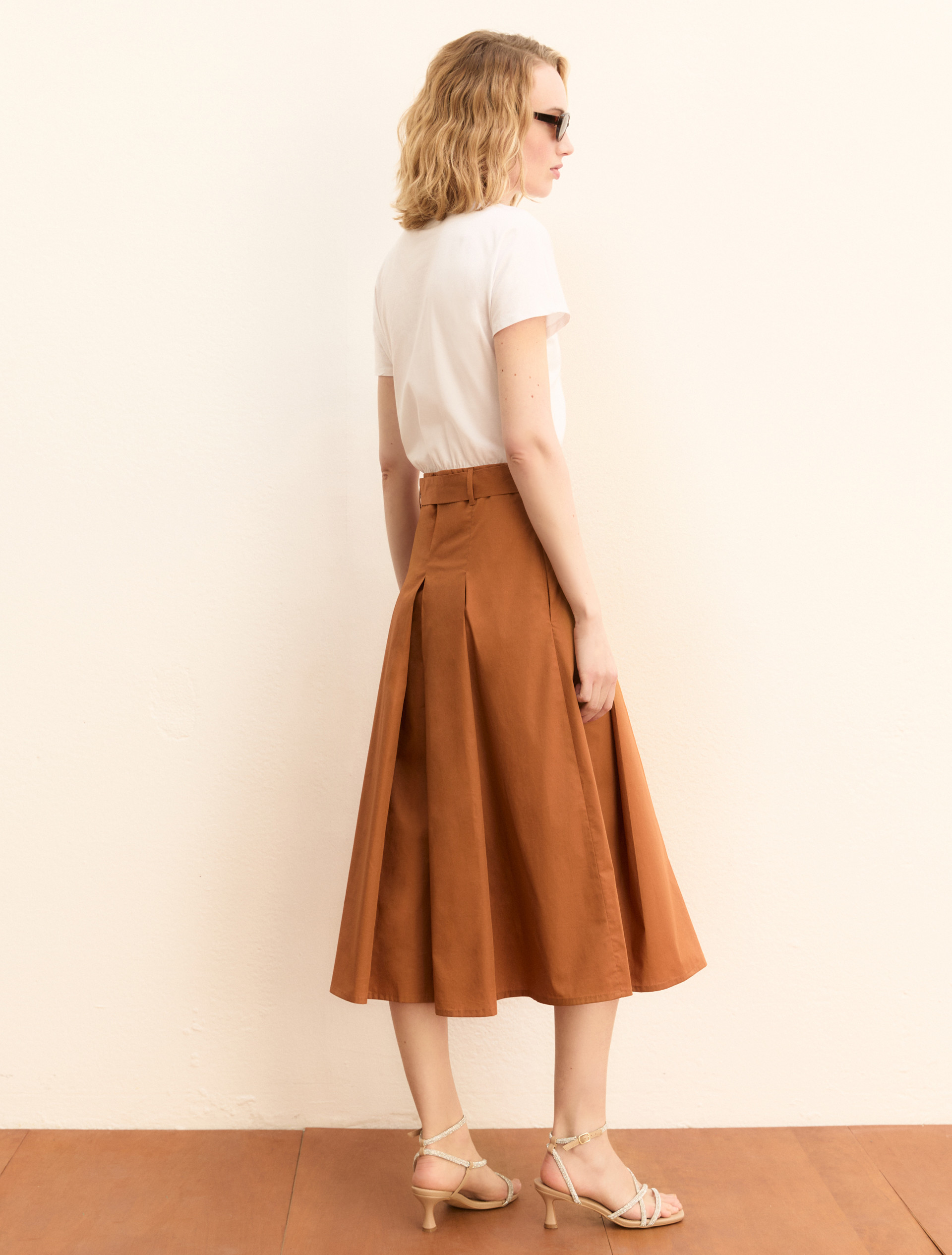 Bi-material dress - EARTH - Emme - 3