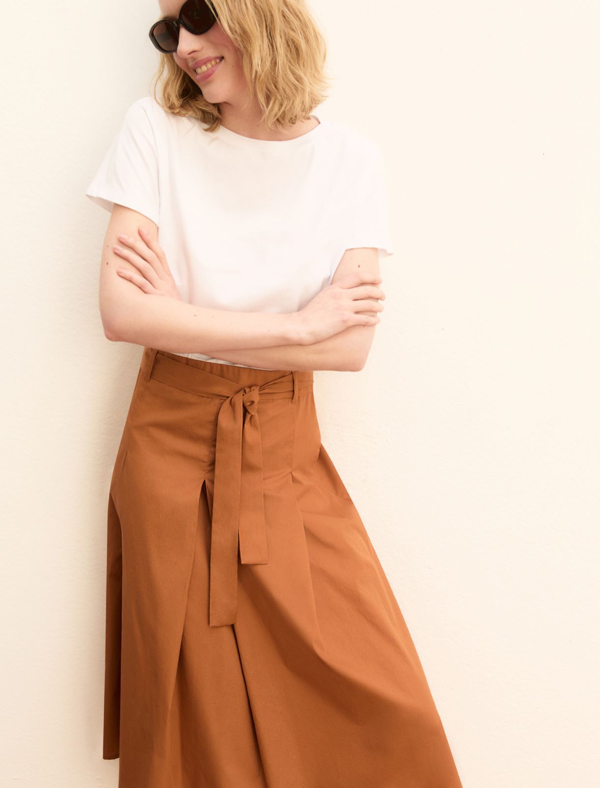 Bi-material dress - EARTH - Emme - 5