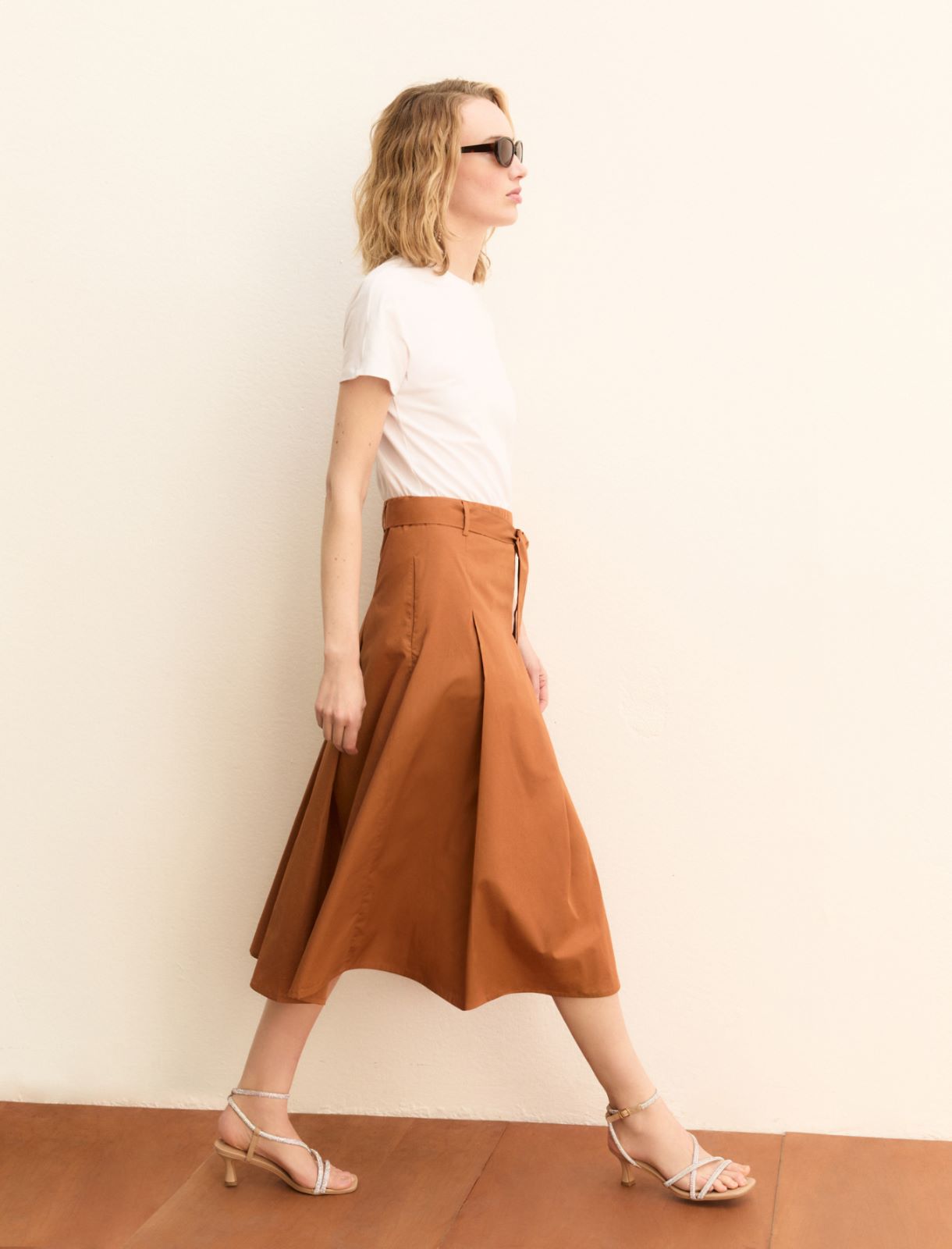 Bi-material dress - EARTH - Emme - 6