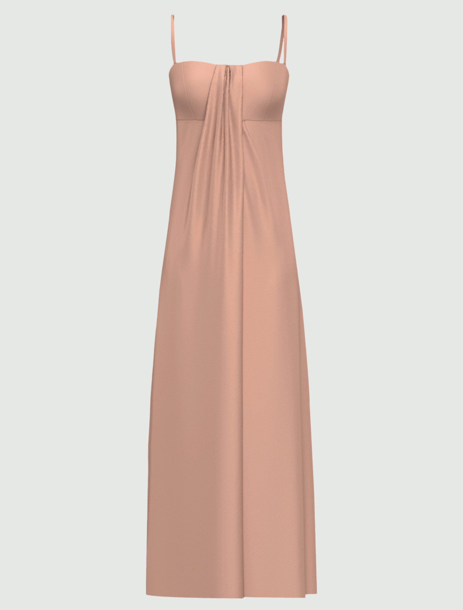 Satin bustier dress - MAUVE - Emme - 2