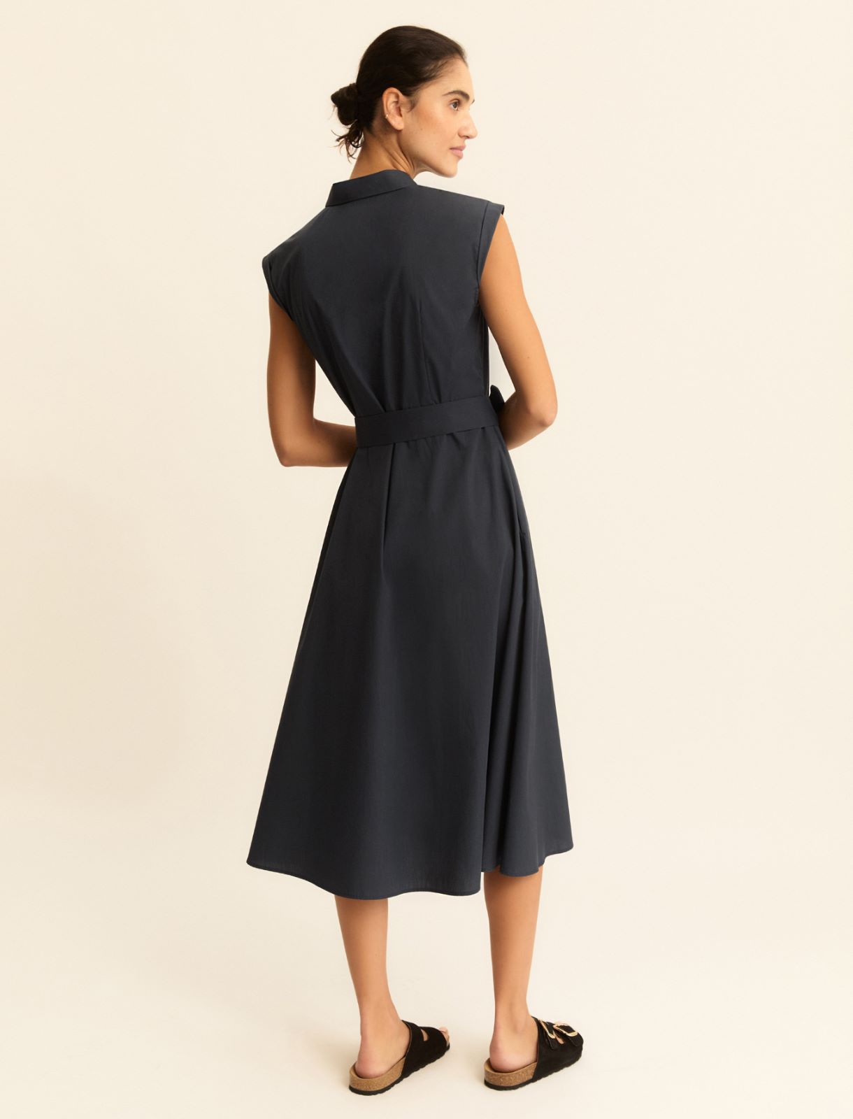 Poplin shirt dress - NAVY - Emme - 3