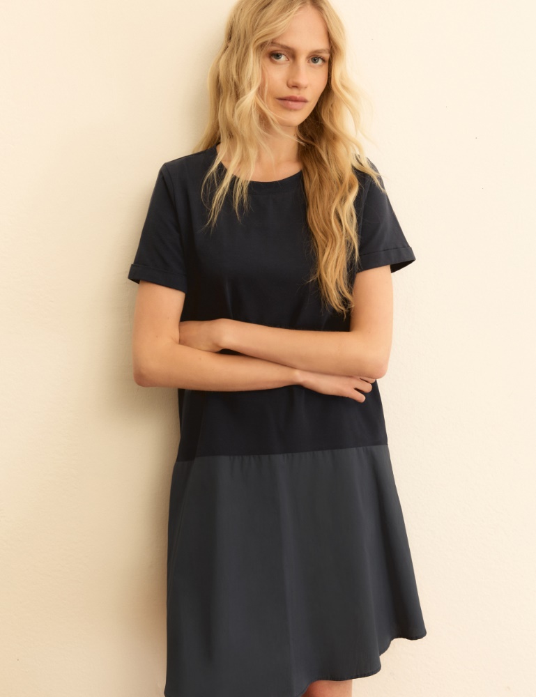 Jersey-flounce dress - Emme - 5