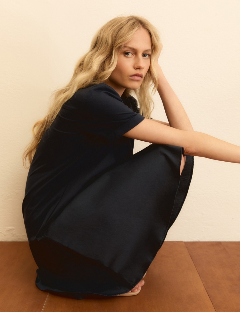 Jersey-flounce dress - Emme