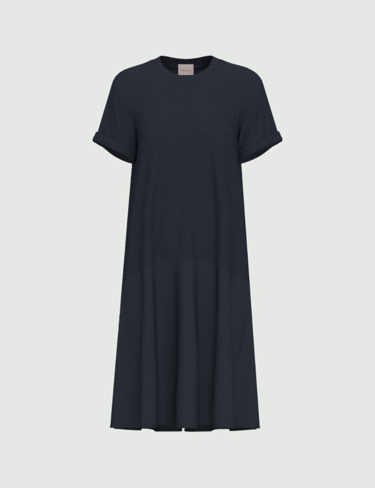 Jersey-flounce dress - Emme - 5