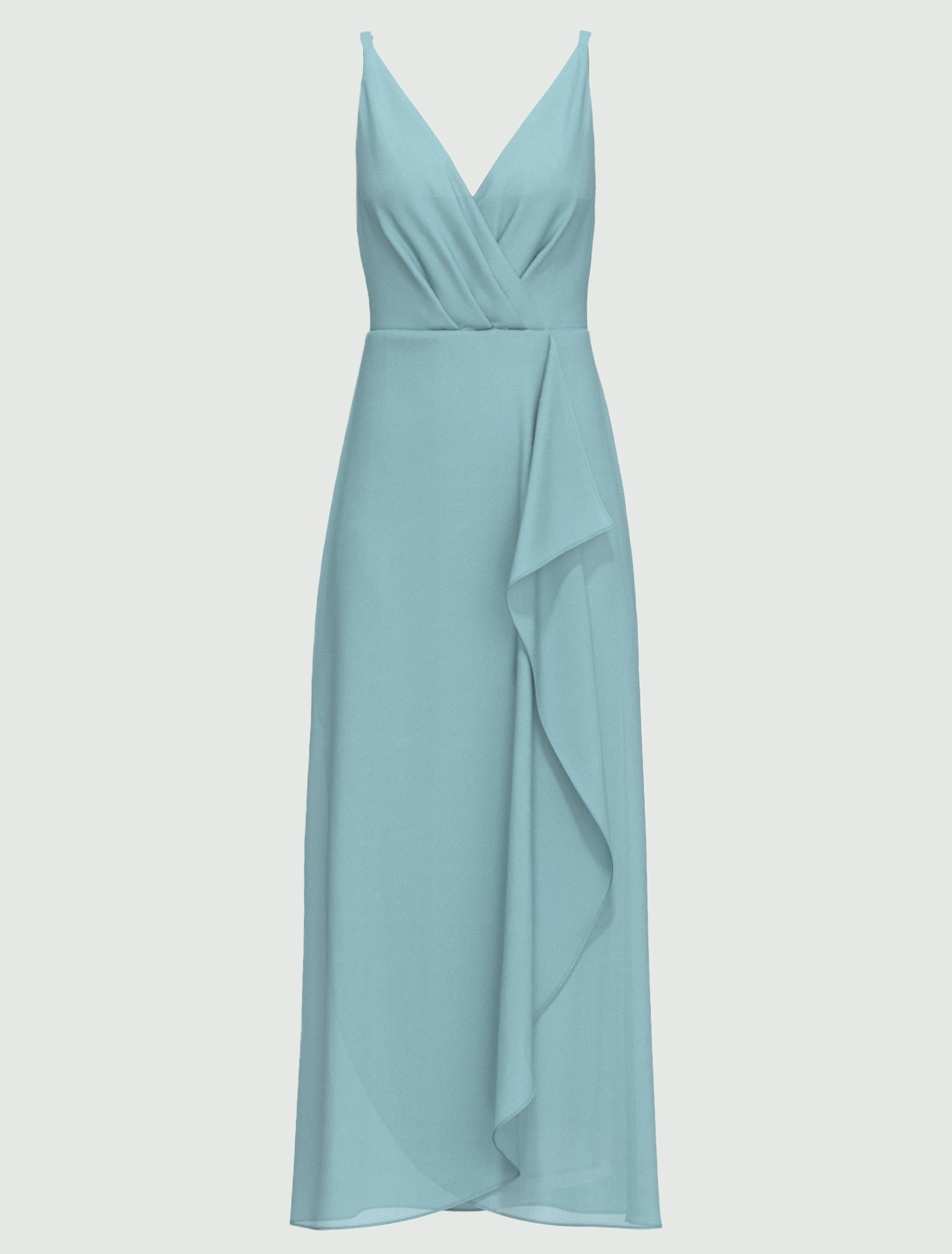 Crepe georgette dress - SKY BLUE - Emme - 4