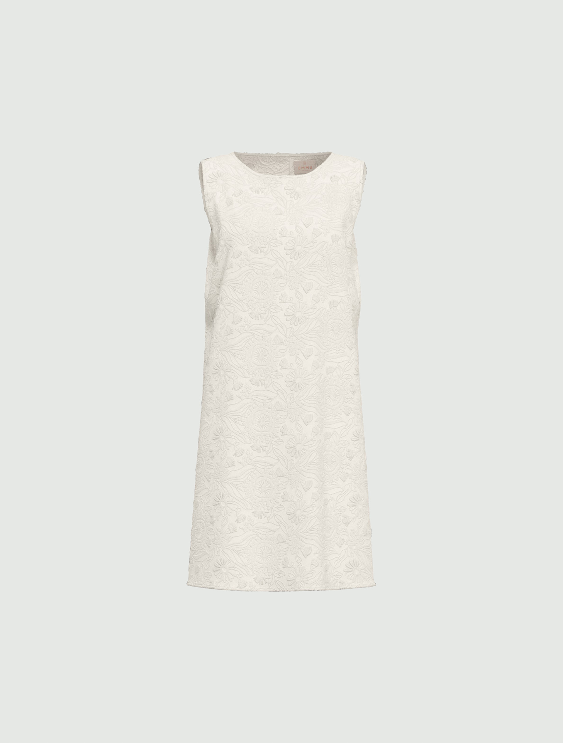 Embroidered poplin dress - WHITE - Emme - 2