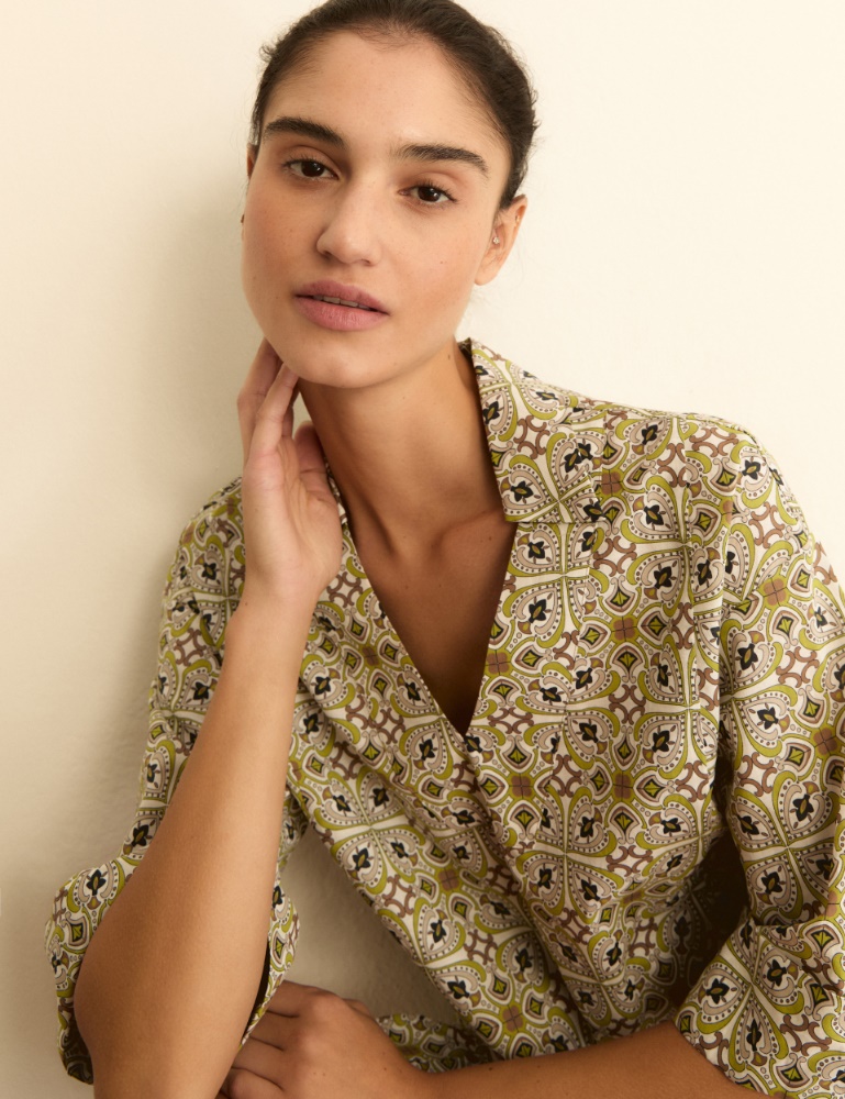 Printed muslin tunic dress - Emme - 4