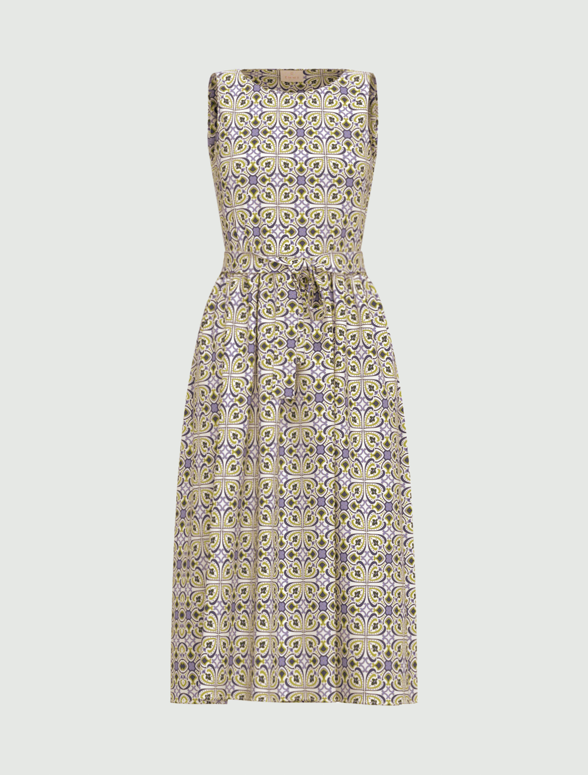 Printed poplin dress - PERIWINKLE BLUE - Emme - 6