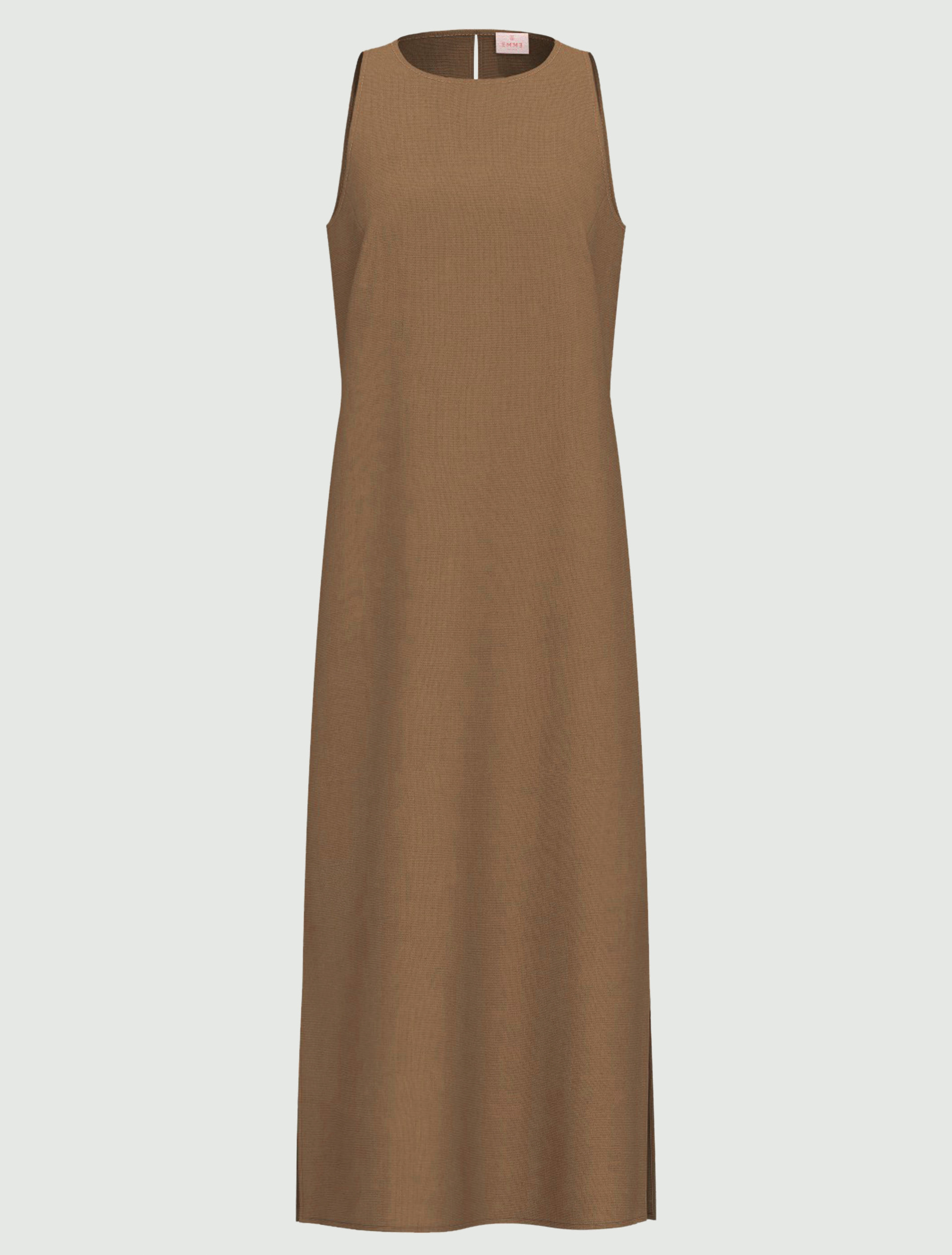 Straight-fit linen canvas dress - TURTLEDOVE - Emme - 6