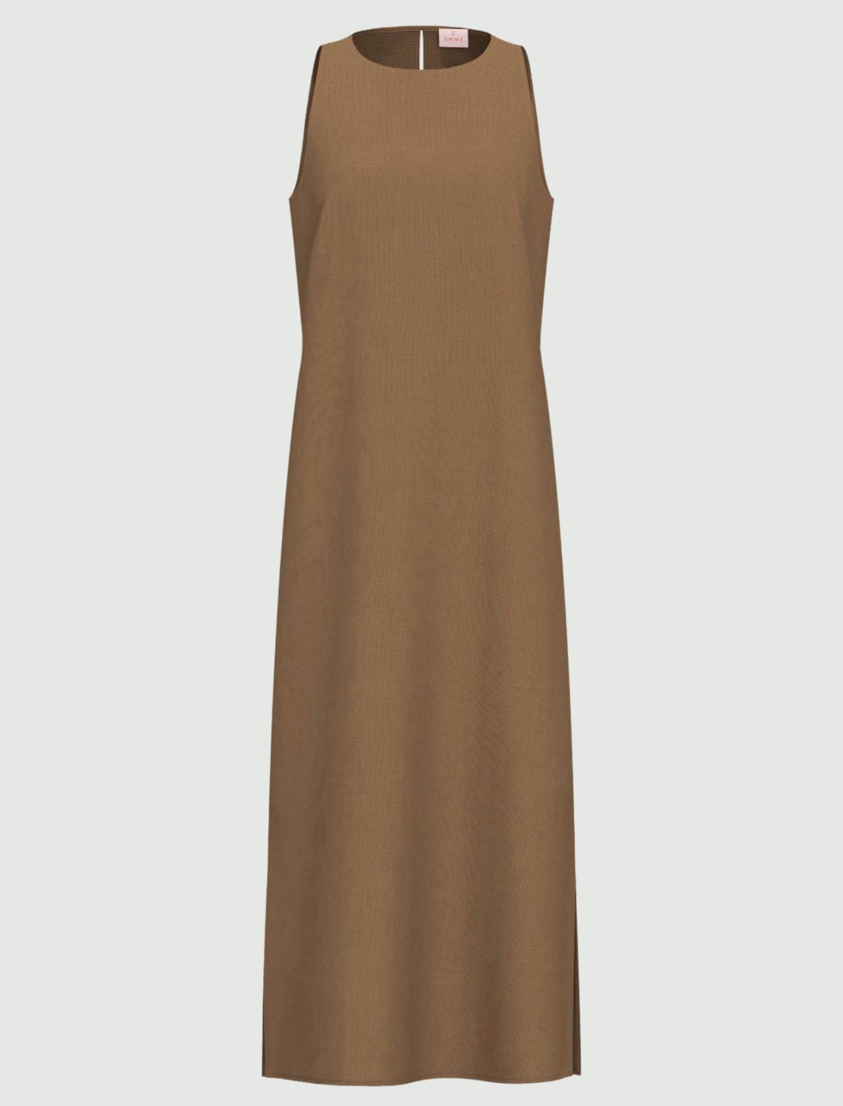 Straight-fit linen canvas dress - TURTLEDOVE - Emme - 2