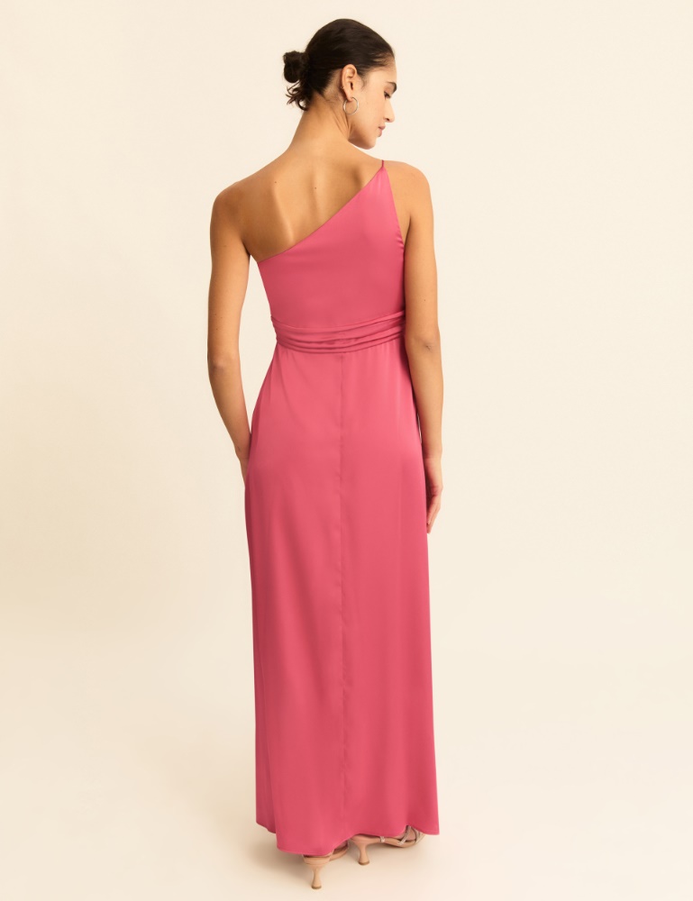 Knot-detail one-shoulder dress - Emme - 3