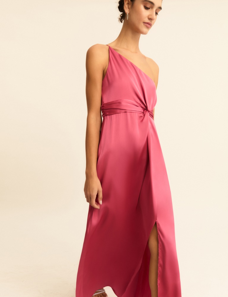 Knot-detail one-shoulder dress - Emme
